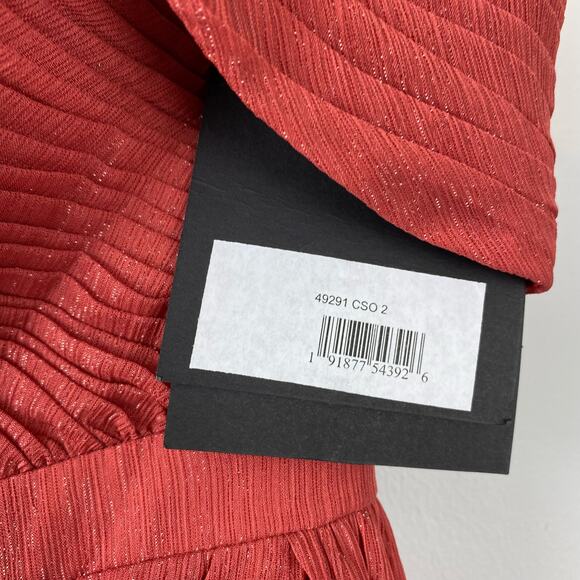 Ieena for Mac Duggal Draped One Shoulder Chiffon Gown Size 2 $398 49291 - Picture 11 of 16